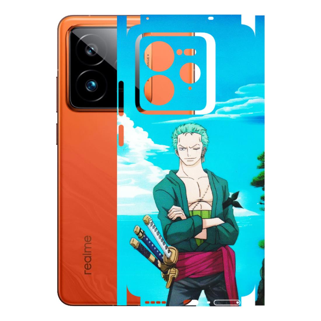 Realme Phone Skins (All Models) - Cool Swordman Zoro Anime - Matte Finish (M-143) Realme GT7 Pro 5G