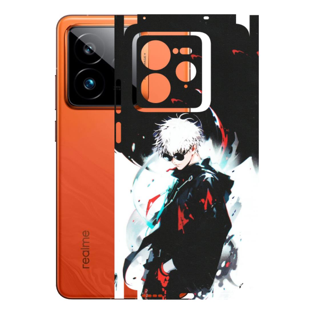 Realme Phone Skins (All Models) - Gojo Powerful Charater Kaisen Anime - Matte Finish (M-144) Realme GT7 Pro 5G
