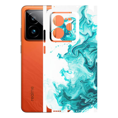 Realme Phone Skins (All Models) - Sky Blue Abstract Colour - Matte Finish (M-146) Realme GT7 Pro 5G