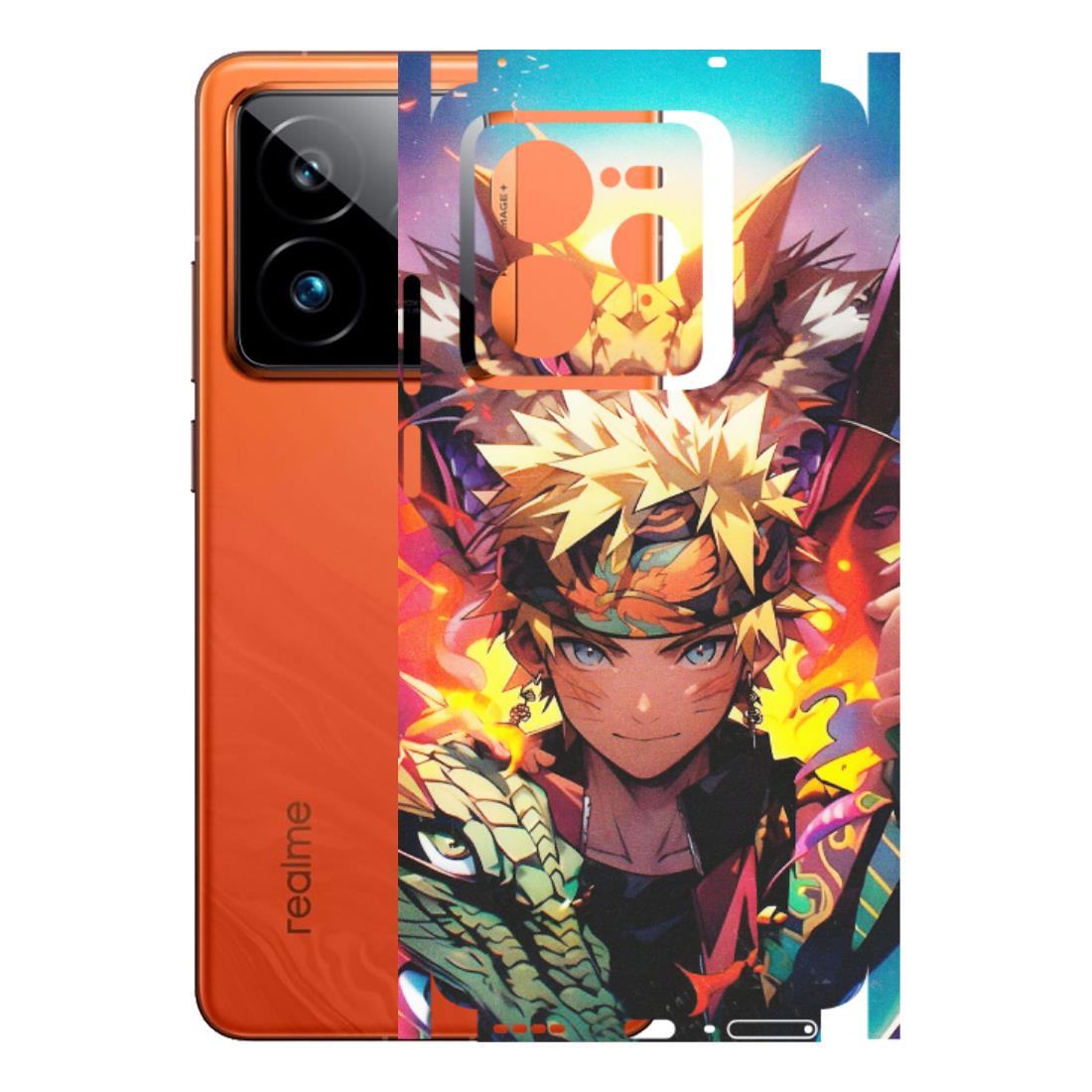 Realme Phone Skins (All Models) - Angry Naruto Anime - Matte Finish (M-148) Realme GT7 Pro 5G