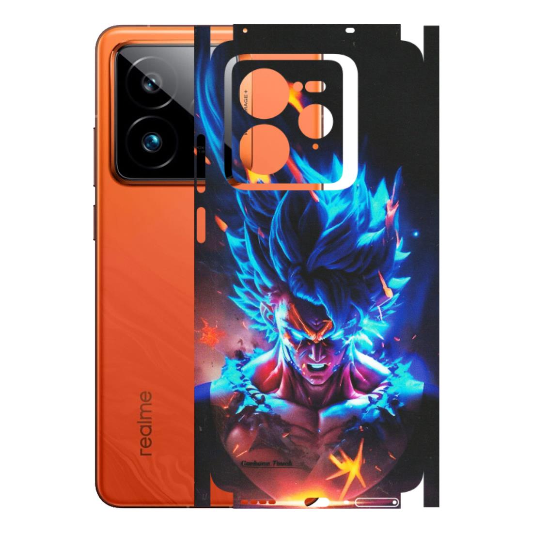 Realme Phone Skins (All Models) - Angry Goku Dragon Ball Anime - Matte Finish (M-150) Realme GT7 Pro 5G