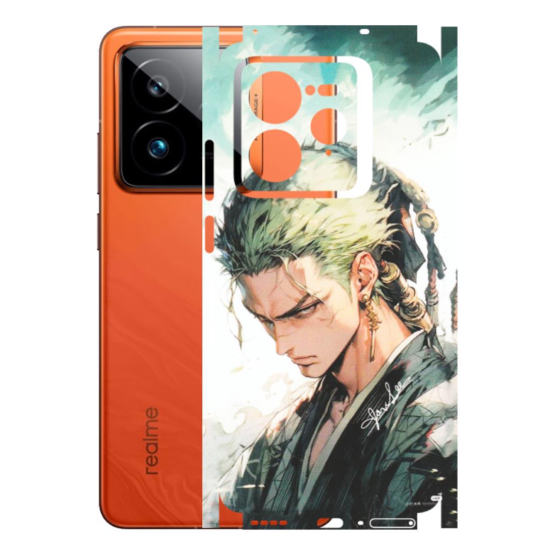Realme Phone Skins (All Models) - Pirate Hunter One Piece Anime - Matte Finish (M-157) Realme GT7 Pro 5G