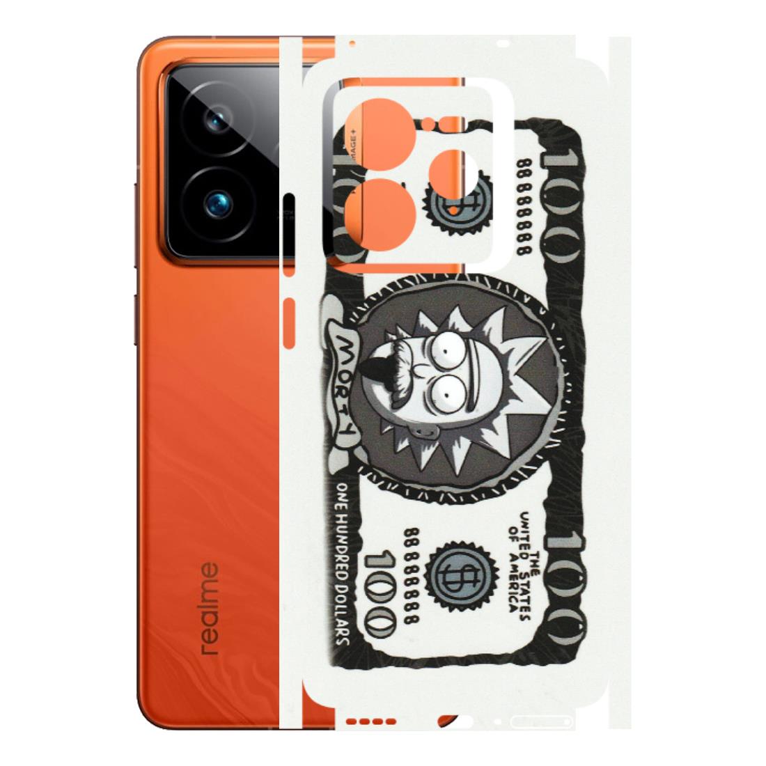 Realme Phone Skins (All Models) - Rick And Morty Hundred Dollar Anime - Matte Finish (M-161) Realme GT7 Pro 5G