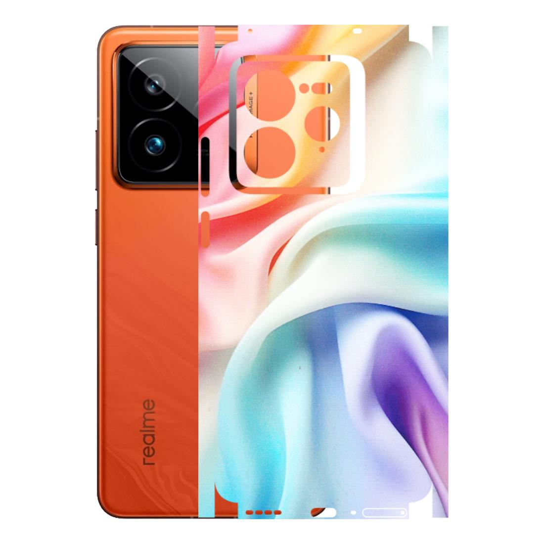 Realme Phone Skins (All Models) - Colourful Silk Cloth - Matte Finish (M-165) Realme GT7 Pro 5G
