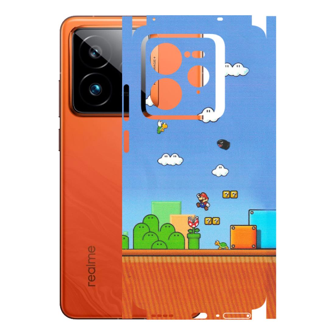 Realme Phone Skins (All Models) - Mario Game Scene - Matte Finish (M-24) Realme GT7 Pro 5G