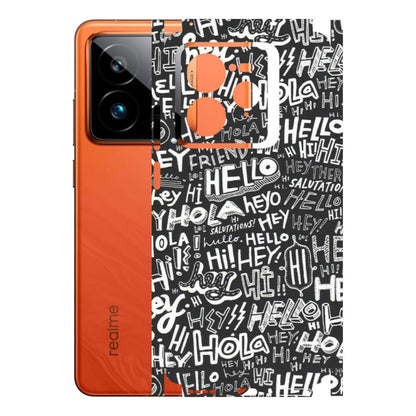 Realme Phone Skins (All Models) - Hi Hello Doodles - Matte Finish (M-25) Realme GT7 Pro 5G