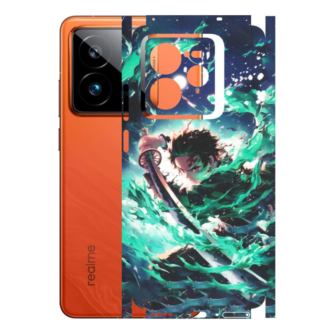 Realme Phone Skins (All Models) - Sword Fighter Anime - Matte Finish (M-29) Realme GT7 Pro 5G