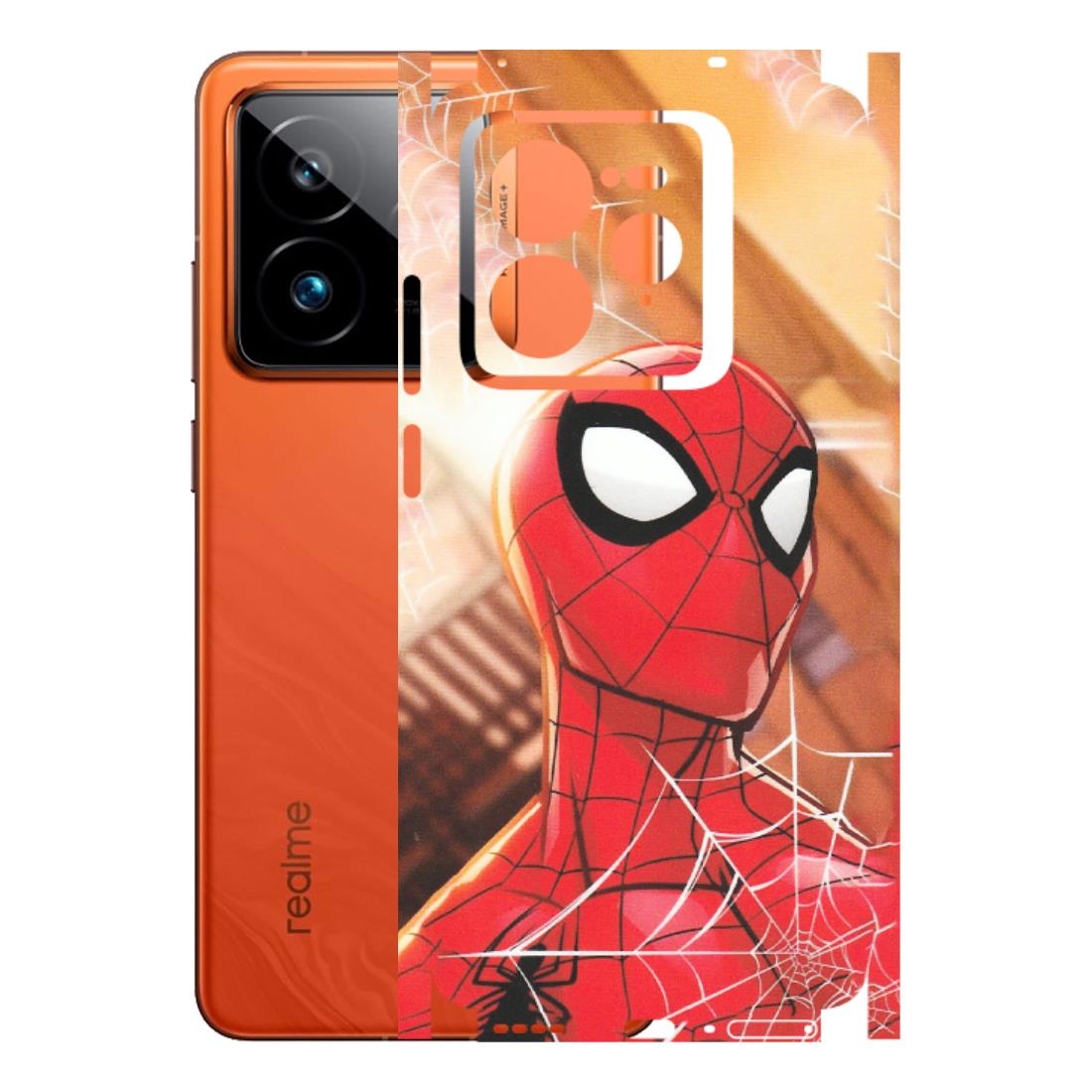 Realme Phone Skins (All Models) - Spiderman Face New - Matte Finish (M-41) Realme GT7 Pro 5G