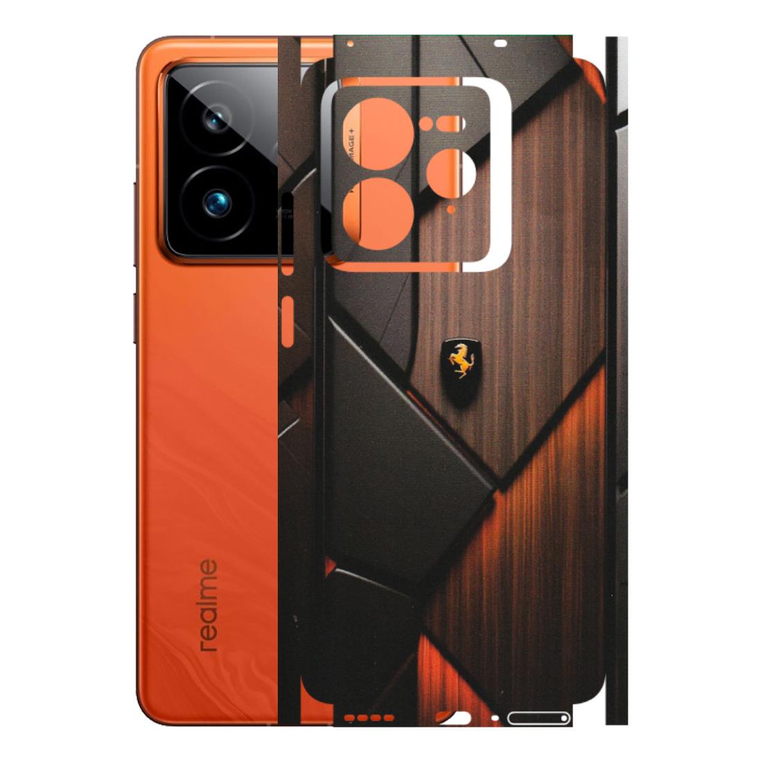 Realme Phone Skins (All Models) - Lambo Beauty Wood Pattern Sober - Matte Finish (M-51) Realme GT7 Pro 5G