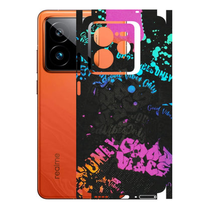Realme Phone Skins (All Models) - Majestic Black Vibes - Matte Finish (M-62) Realme GT7 Pro 5G