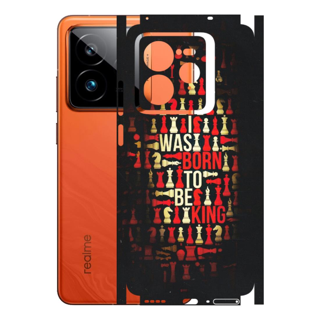 Realme Phone Skins (All Models) - Born To Be King - Matte Finish (M-73) Realme GT7 Pro 5G