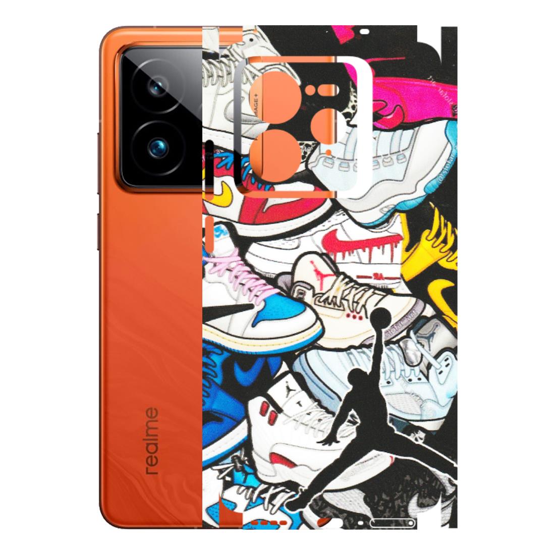 Realme Phone Skins (All Models) - Jordan Sneakers Fan - Matte Finish (M-80) Realme GT7 Pro 5G
