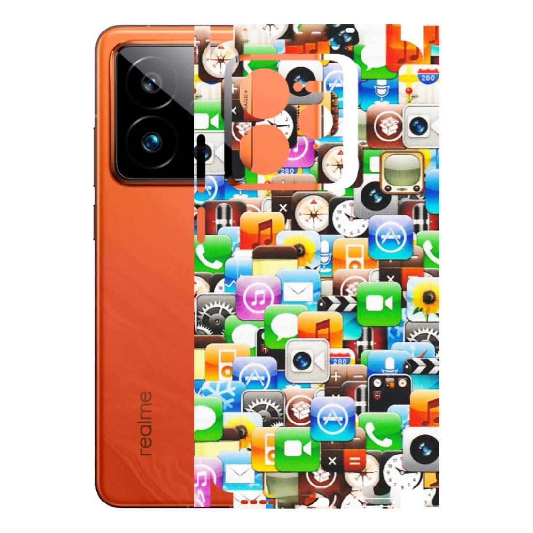 Realme Phone Skins (All Models) - All Apple Icons - Matte Finish (M-93) Realme GT7 Pro 5G