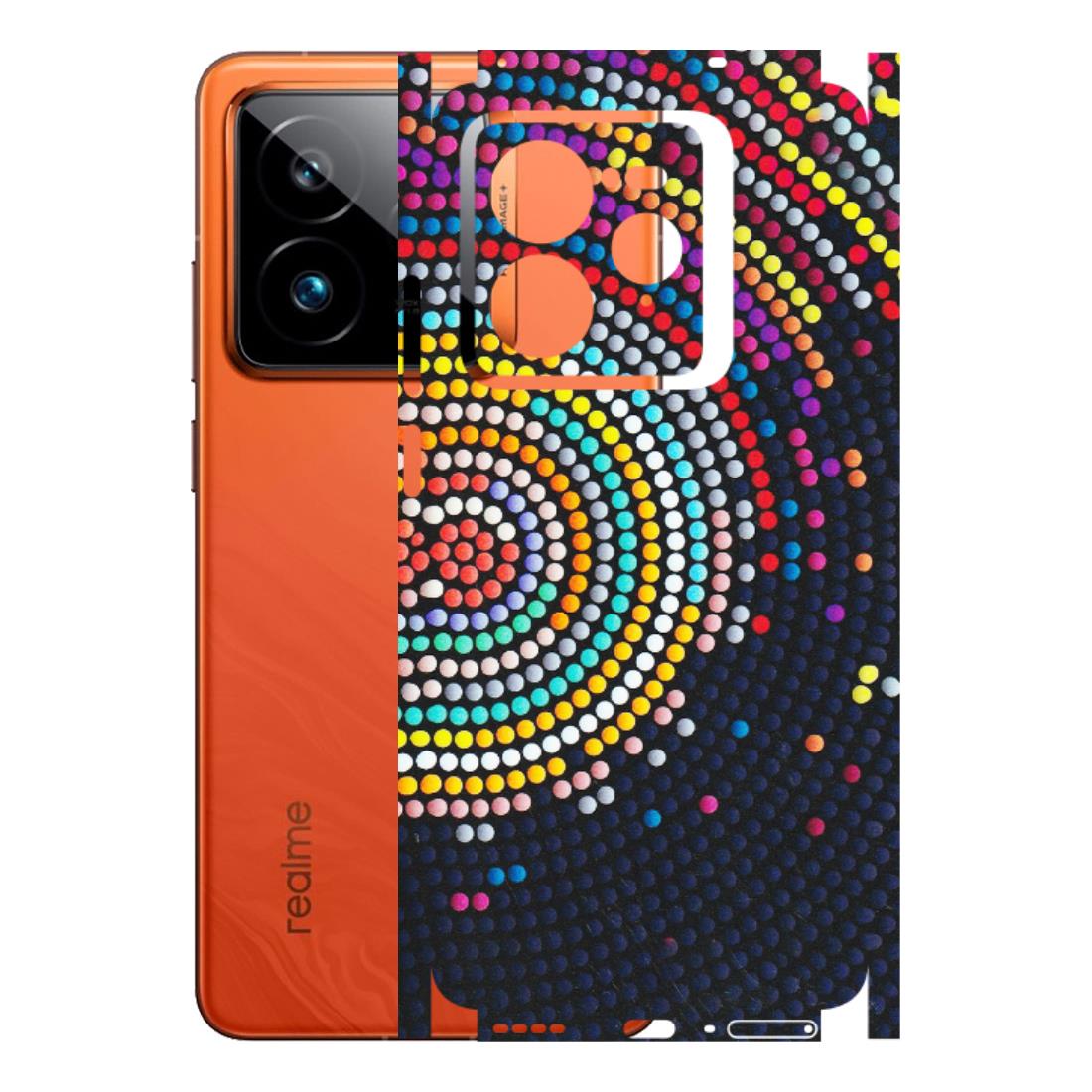 Realme Phone Skins (All Models) - Rainbow Dot Mandala - Matte Finish (M-97) Realme GT7 Pro 5G