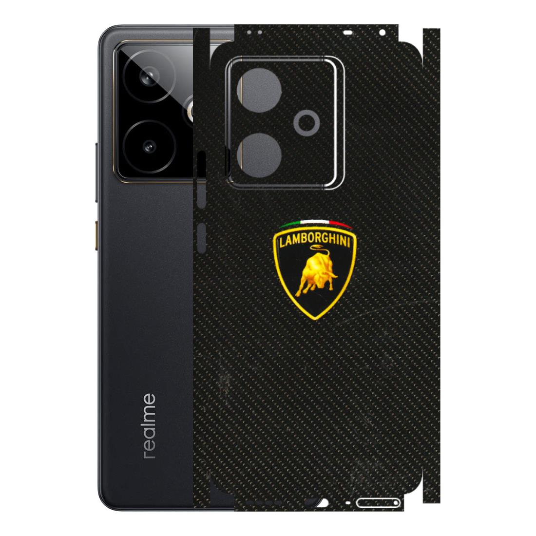 Realme Phone Skins (All Models) - Dotted Lambo - 3D Embossed Finish (L-105) Realme GT 7T 5G