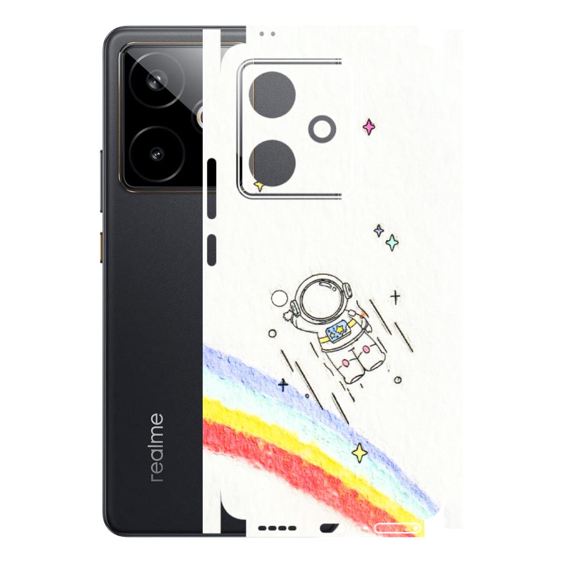 Realme Phone Skins (All Models) - Milkyway Astronaut - 3D Embossed Finish (L-110) Realme GT 7T 5G