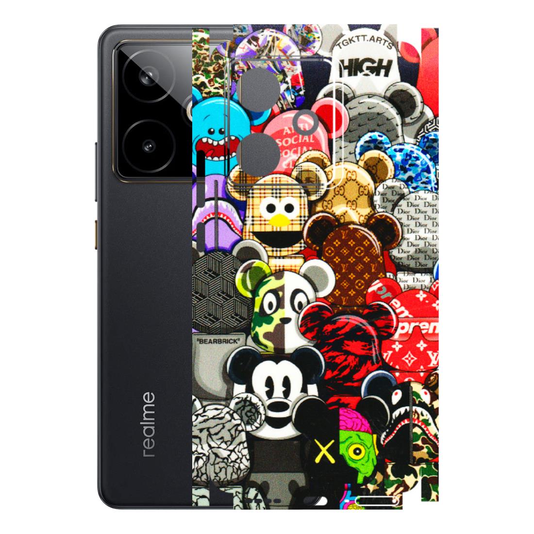 Realme Phone Skins (All Models) - More Mickey Mouses - 3D Embossed Finish (L-118) Realme GT 7T 5G