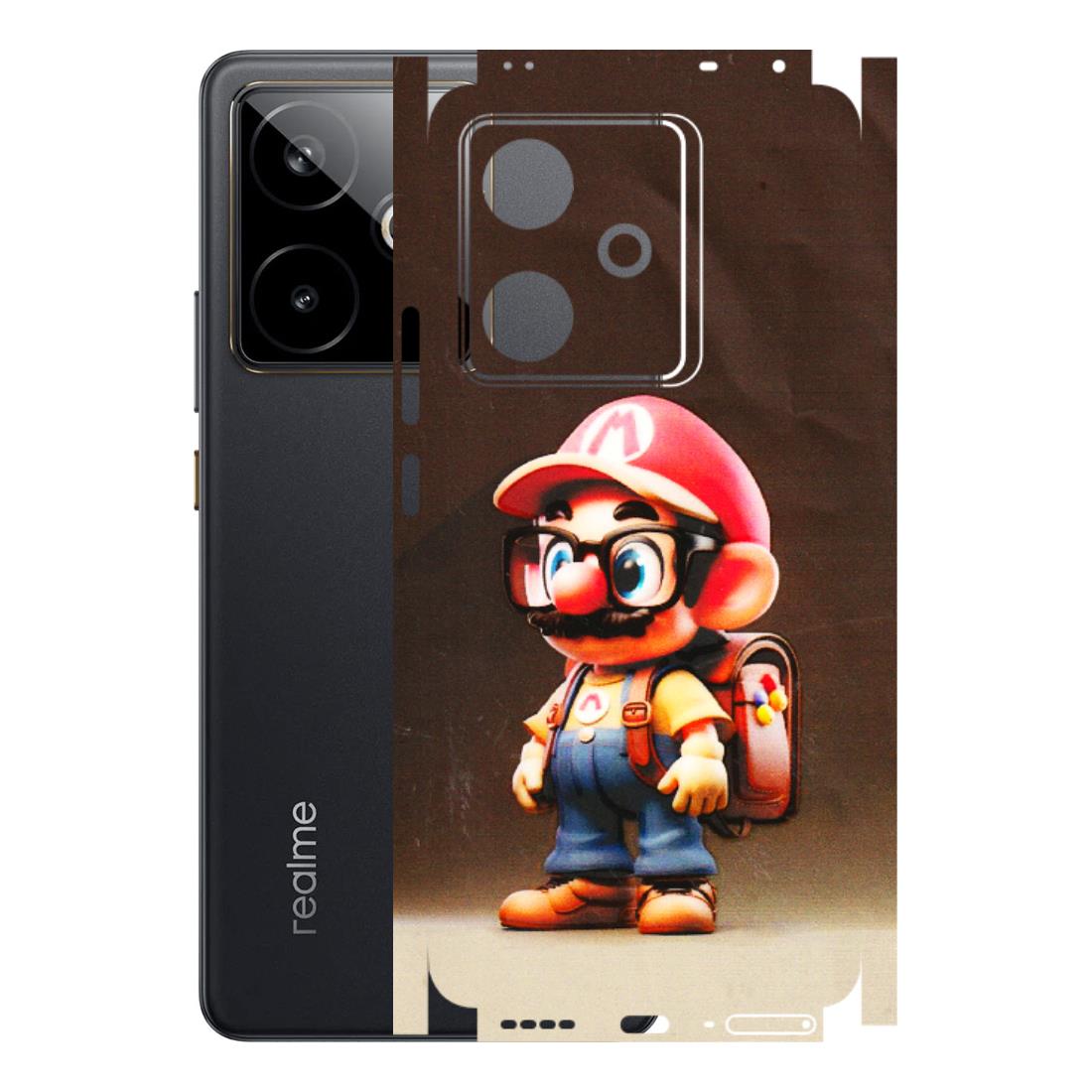 Realme Phone Skins (All Models) - Little Mario - 3D Embossed Finish (L-119) Realme GT 7T 5G
