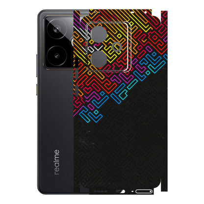 Realme Phone Skins (All Models) - Dotme Pattern Art - 3D Embossed Finish (L-121) Realme GT 7T 5G