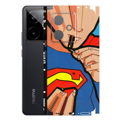 Realme Phone Skins (All Models) - Superman Sutta - 3D Embossed Finish (L-130) Realme GT 7T 5G