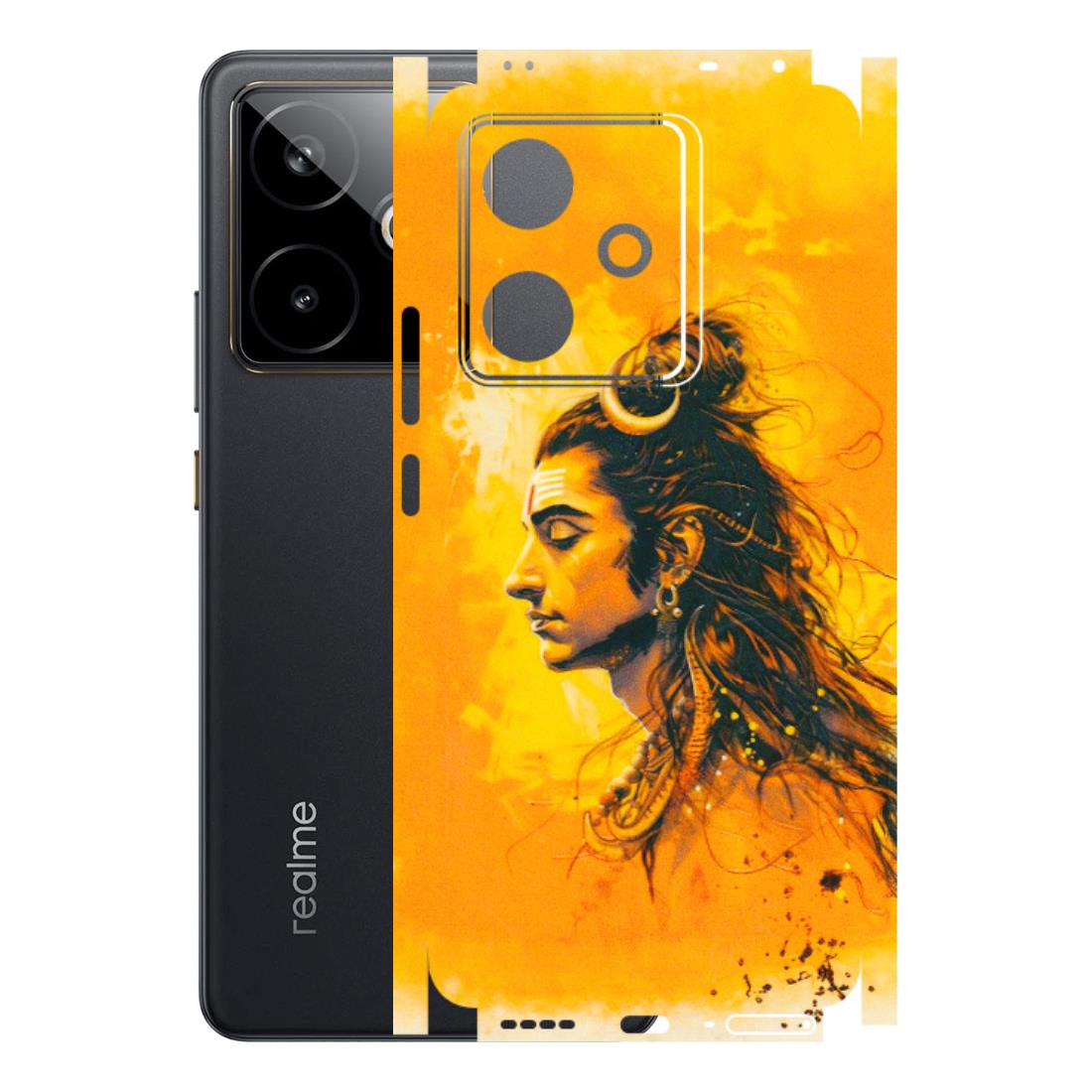 Realme Phone Skins (All Models) - Shiv Shakti - 3D Embossed Finish (L-14) Realme GT 7T 5G