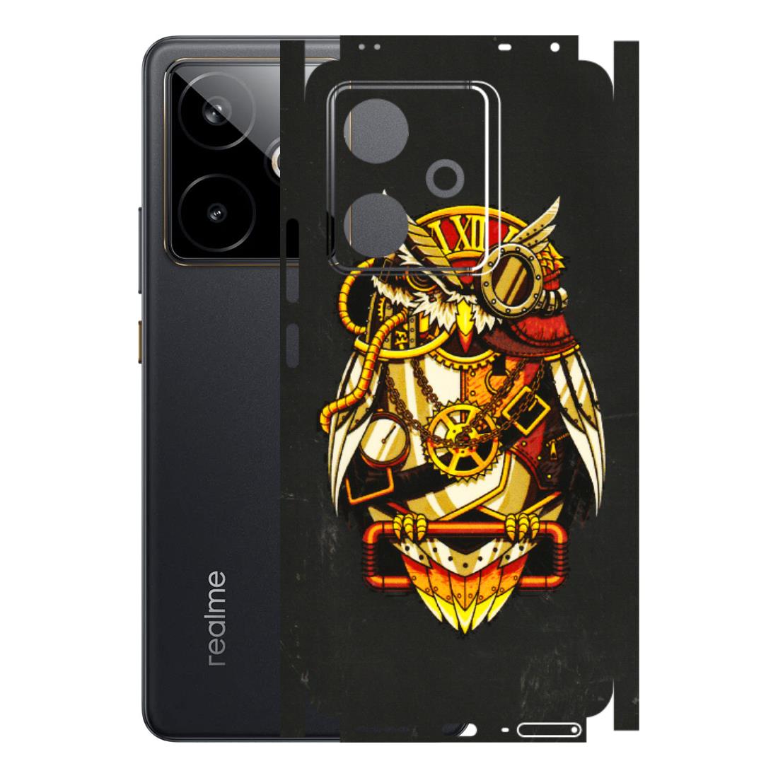 Realme Phone Skins (All Models) - Classy Smart Owl - 3D Embossed Finish (L-144) Realme GT 7T 5G