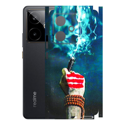 Realme Phone Skins (All Models) - Mahadev Bhakt - 3D Embossed Finish (L-146) Realme GT 7T 5G