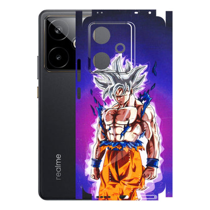 Realme Phone Skins (All Models) - Goku Purple Anime - 3D Embossed Finish (L-147) Realme GT 7T 5G