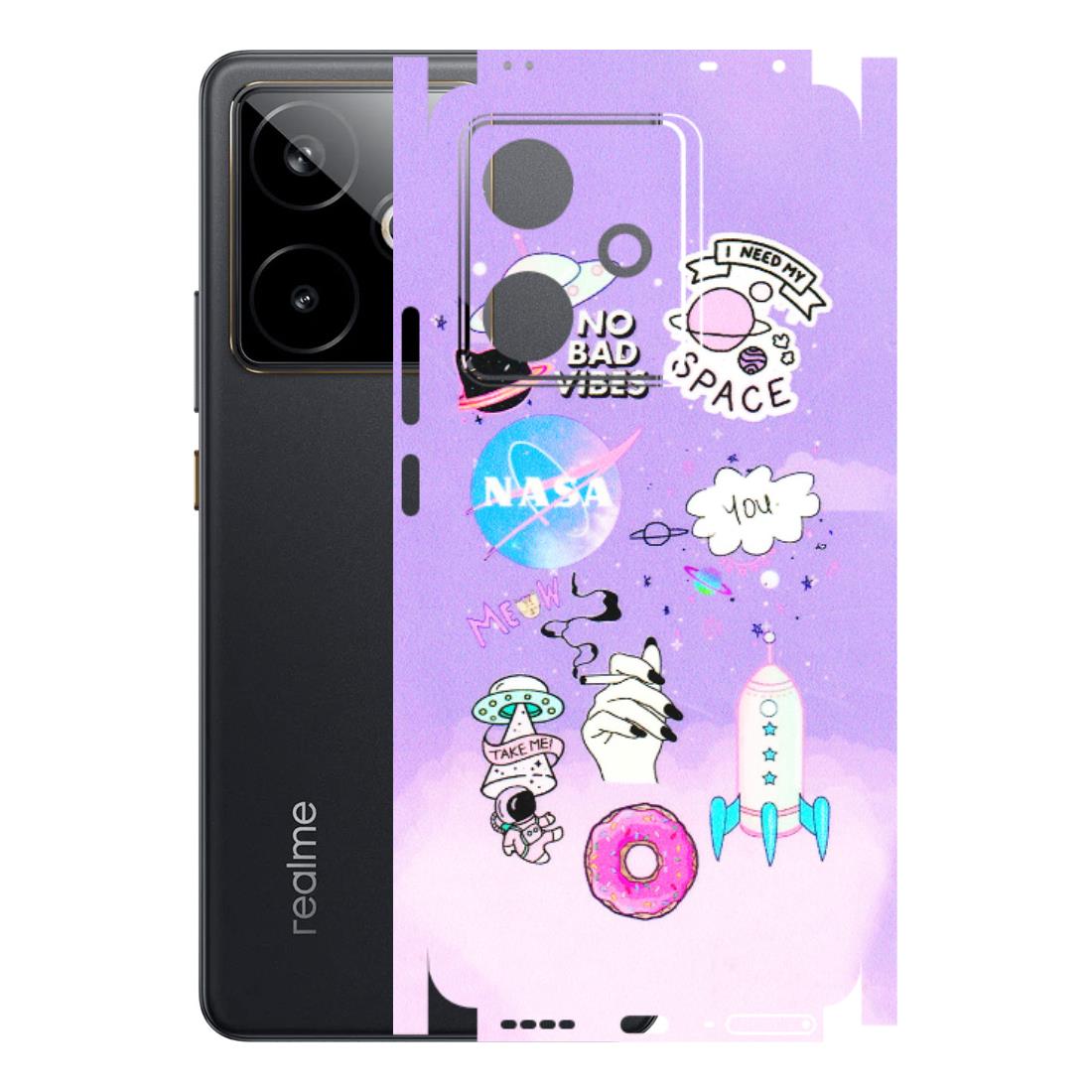 Realme Phone Skins (All Models) - I Need My Nasa   Skin - 3D Embossed Finish (L-149) Realme GT 7T 5G
