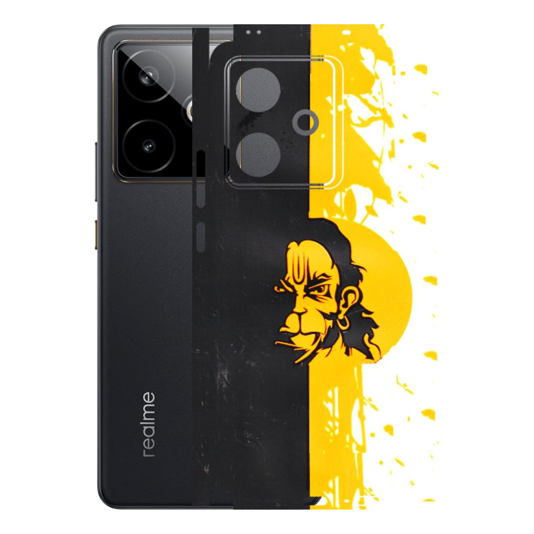 Realme Phone Skins (All Models) - Bajrangbali - 3D Embossed Finish (L-151) Realme GT 7T 5G