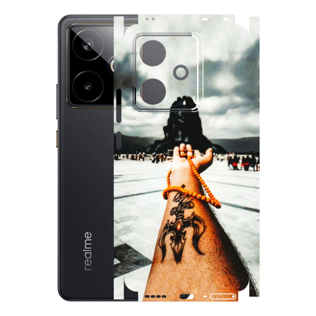 Realme Phone Skins (All Models) - Jai Adiyogi Mahakaal - 3D Embossed Finish (L-164) Realme GT 7T 5G