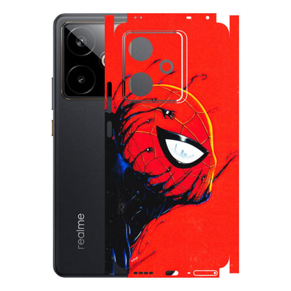 Realme Phone Skins (All Models) - Spiderman Face Venom - 3D Embossed Finish (L-165) Realme GT 7T 5G