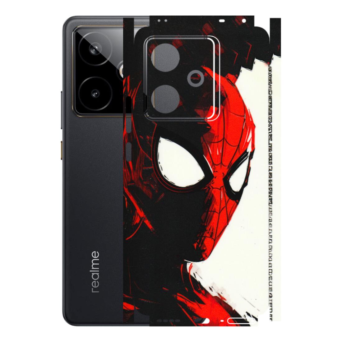 Realme Phone Skins (All Models) - Spiderman Killer Face - 3D Embossed Finish (L-17) Realme GT 7T 5G
