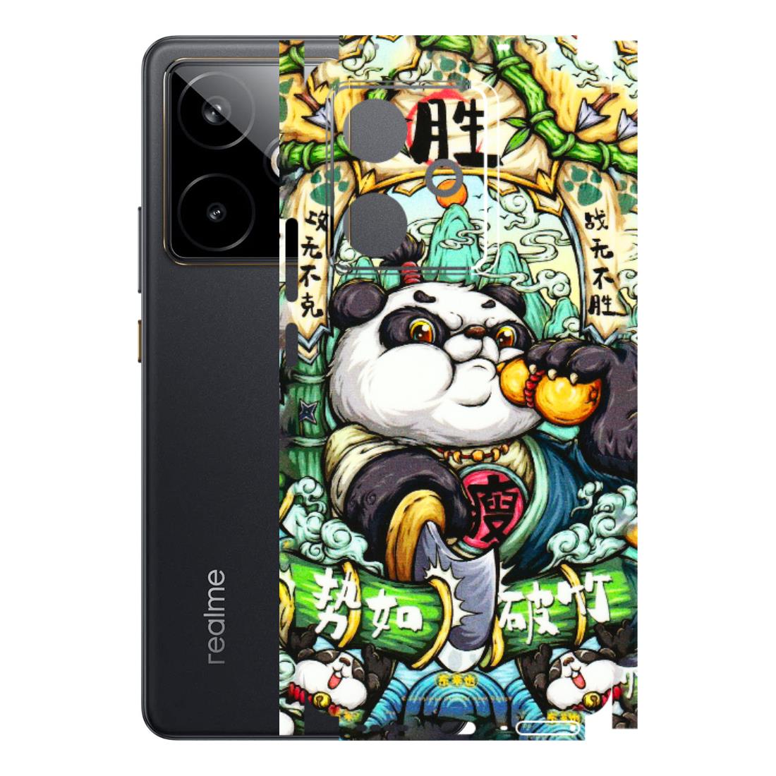 Realme Phone Skins (All Models) - Royal Rich Panda - 3D Embossed Finish (L-170) Realme GT 7T 5G