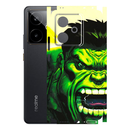 Realme Phone Skins (All Models) - Hulk - 3D Embossed Finish (L-180) Realme GT 7T 5G
