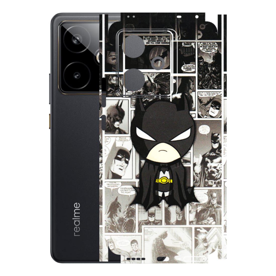 Realme Phone Skins (All Models) - Toon Batman - 3D Embossed Finish (L-182) Realme GT 7T 5G