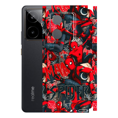 Realme Phone Skins (All Models) - SpiderMan Cool - 3D Embossed Finish (L-188) Realme GT 7T 5G