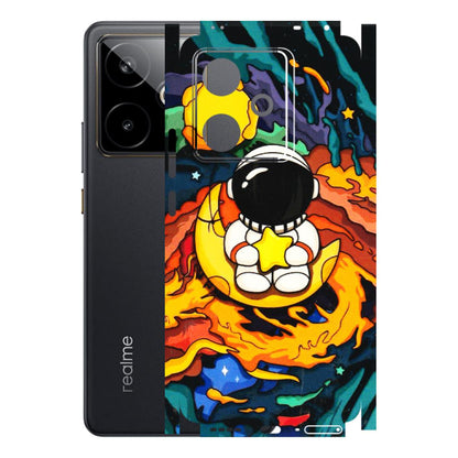 Realme Phone Skins (All Models) - Baby Astronaut - 3D Embossed Finish (L-197) Realme GT 7T 5G