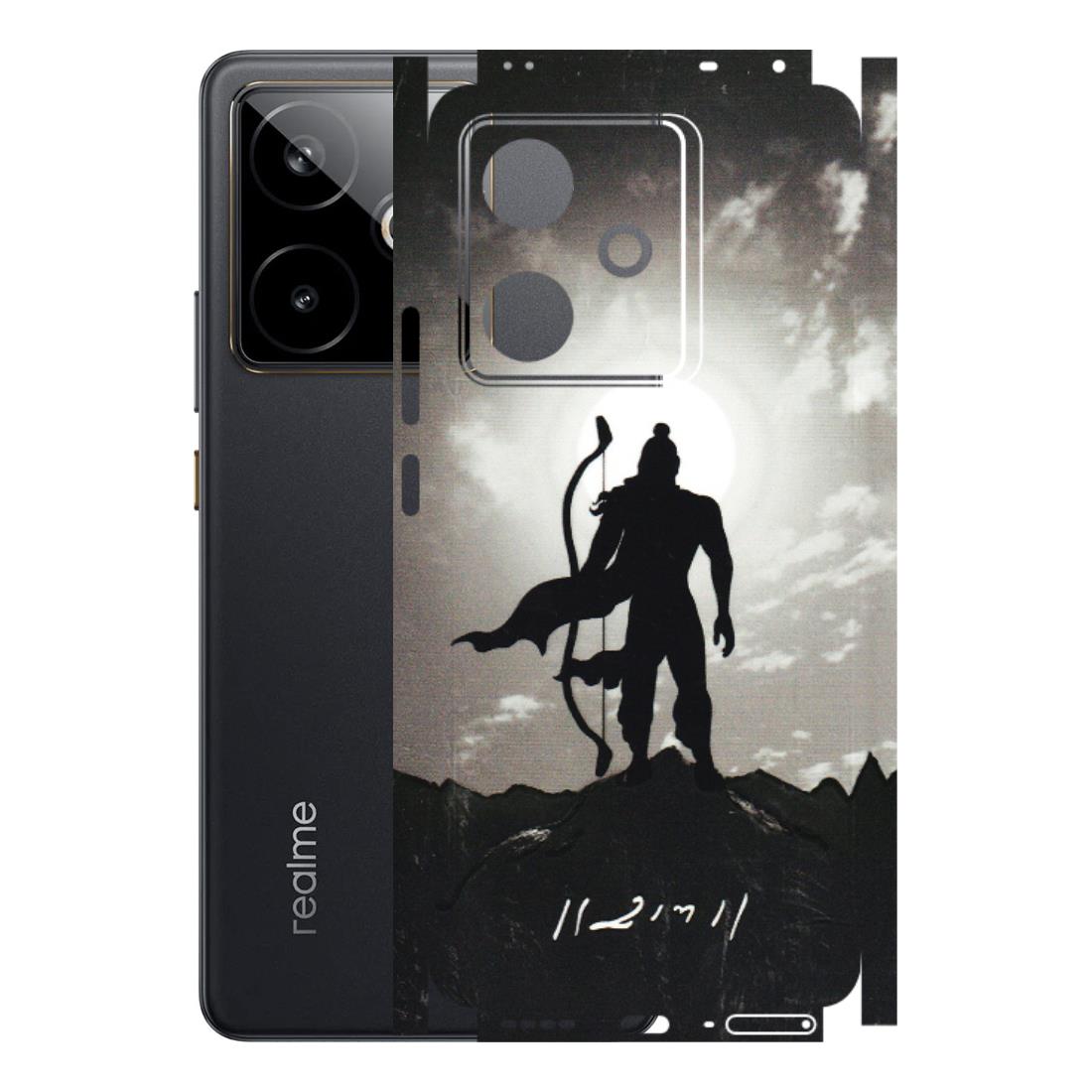 Realme Phone Skins (All Models) - Jai Siya Ram - 3D Embossed Finish (L-200) Realme GT 7T 5G