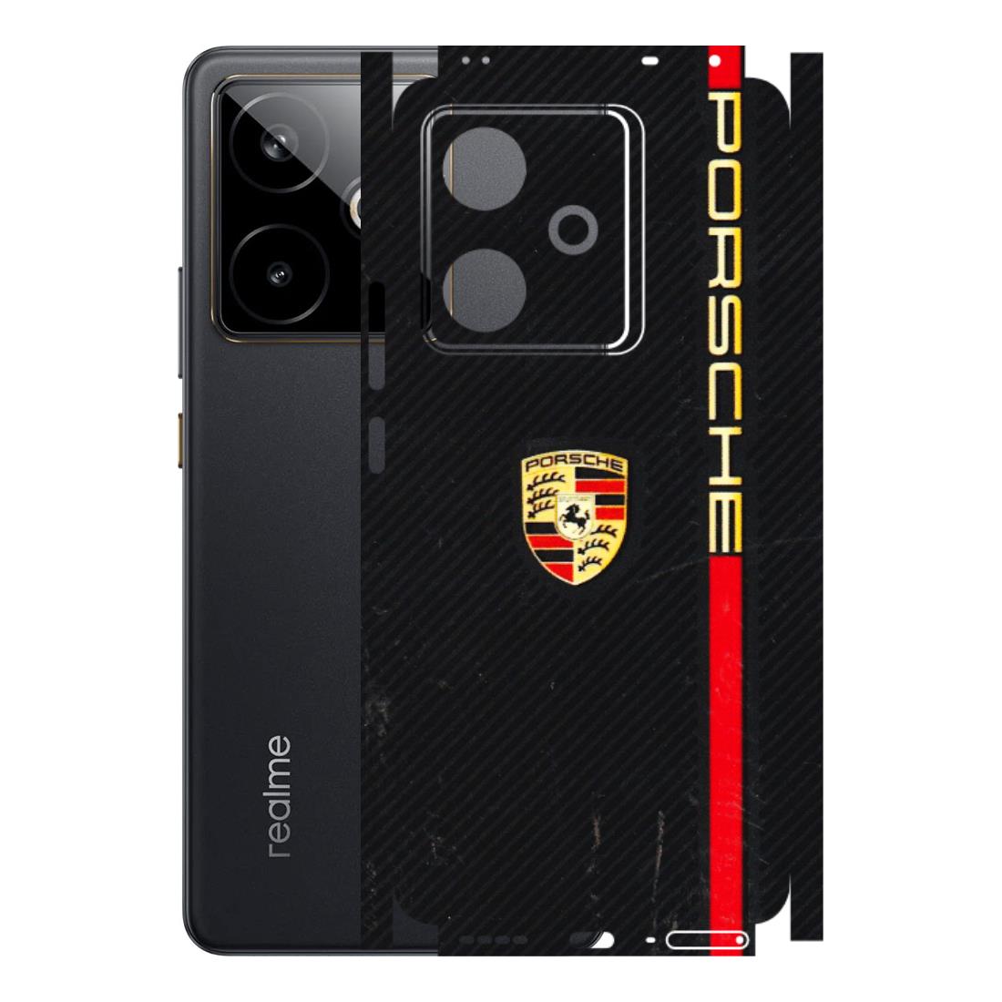 Realme Phone Skins (All Models) - Premium Porsche - 3D Embossed Finish (L-225) Realme GT 7T 5G