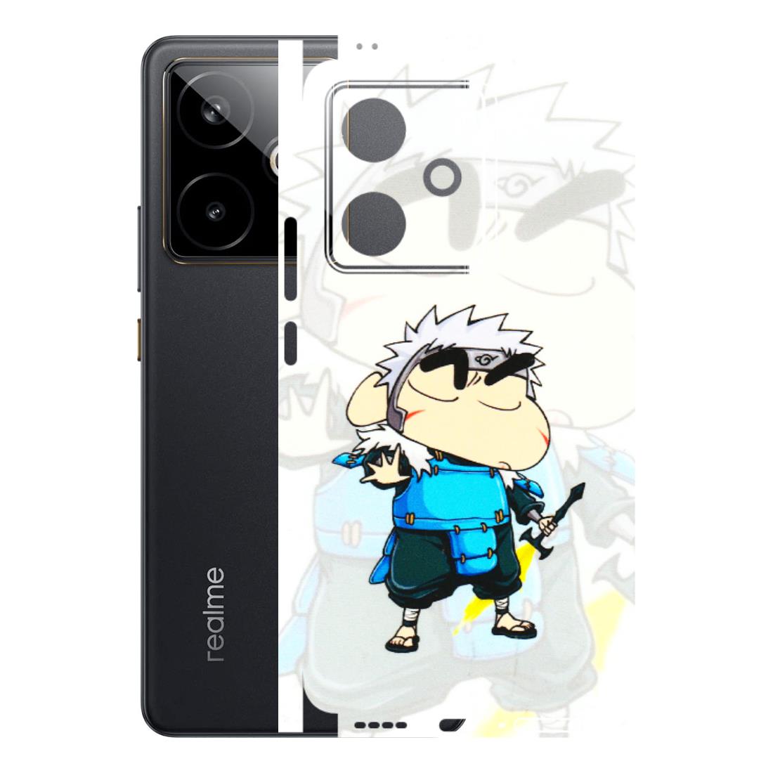 Realme Phone Skins (All Models) - Angry Young Shinchan - 3D Embossed Finish (L-226) Realme GT 7T 5G