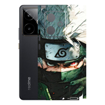 Realme Phone Skins (All Models) - Kakashi Red Eye Focus - 3D Embossed Finish (L-227) Realme GT 7T 5G