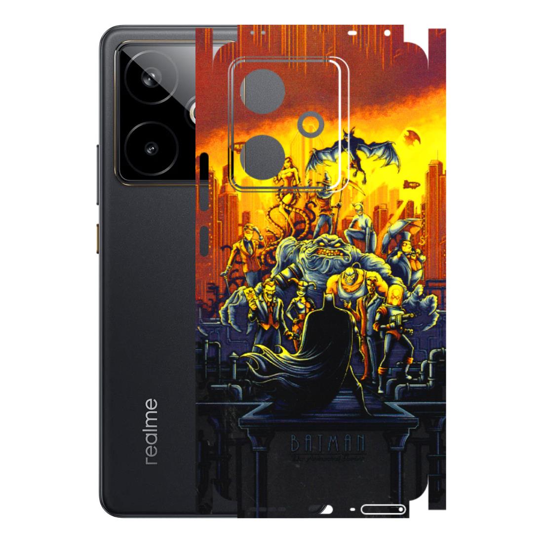 Realme Phone Skins (All Models) - Games Doodles - 3D Embossed Finish (L-24) Realme GT 7T 5G