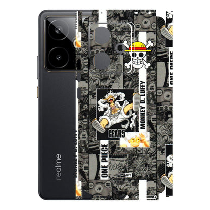 Realme Phone Skins (All Models) - Cuffy Anime MonkeyCamic - 3D Embossed Finish (L-242) Realme GT 7T 5G