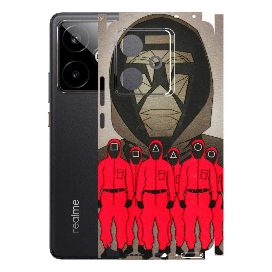 Realme Phone Skins (All Models) - Squid Game Hero - 3D Embossed Finish (L-245) Realme GT 7T 5G
