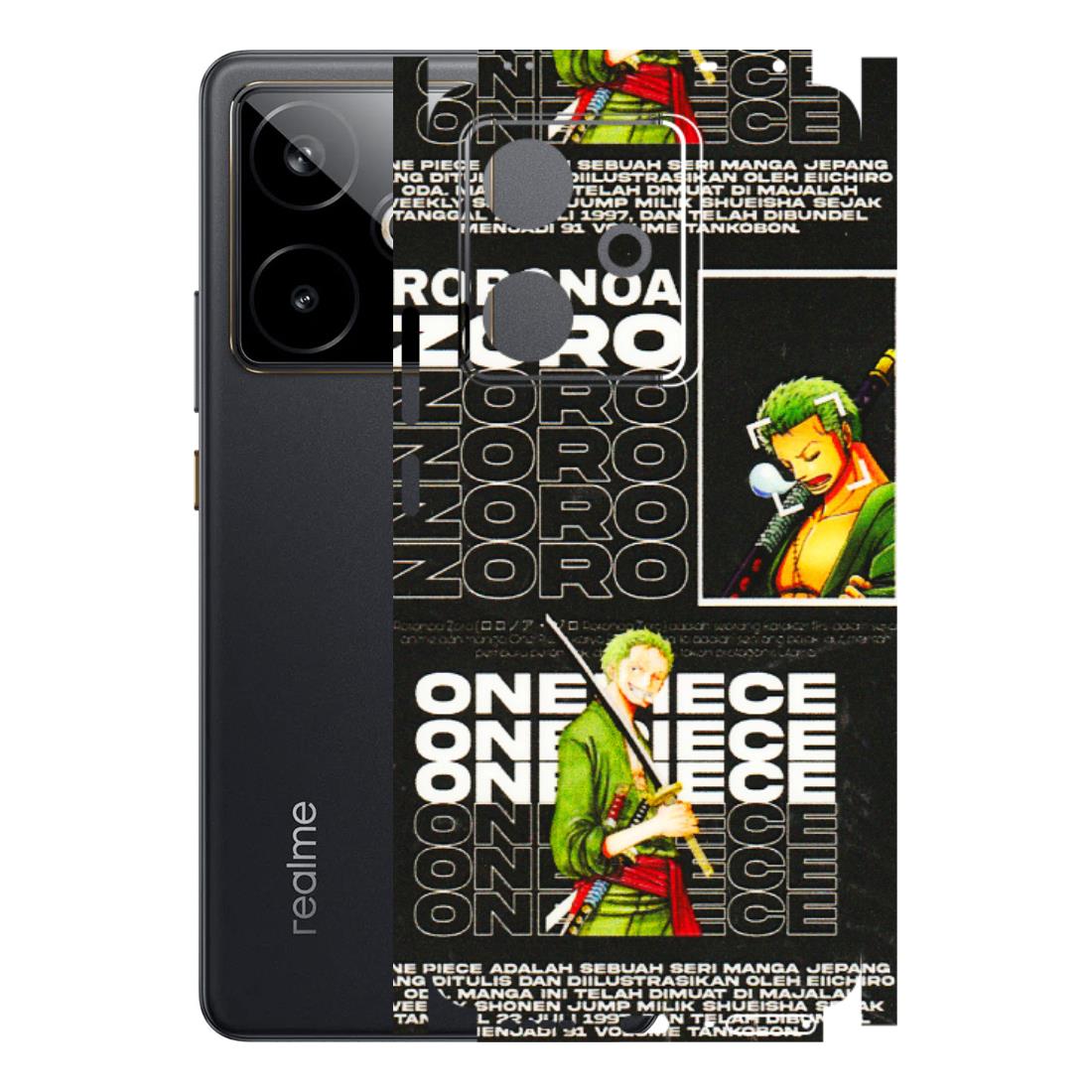 Realme Phone Skins (All Models) - One Piece Zoro - 3D Embossed Finish (L-250) Realme GT 7T 5G