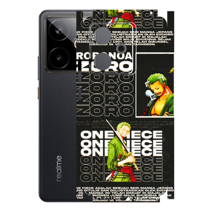 Realme Phone Skins (All Models) - One Piece Zoro - 3D Embossed Finish (L-250) Realme GT 7T 5G
