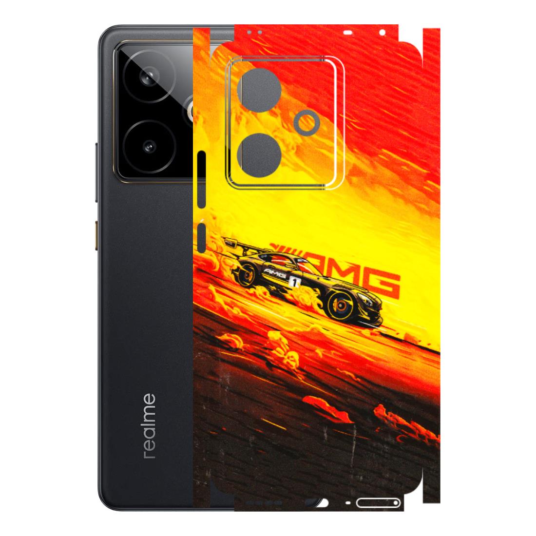 Realme Phone Skins (All Models) - AMG Car Speed Cover - 3D Embossed Finish (L-256) Realme GT 7T 5G