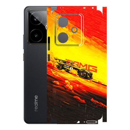 Realme Phone Skins (All Models) - AMG Car Speed Cover - 3D Embossed Finish (L-256) Realme GT 7T 5G