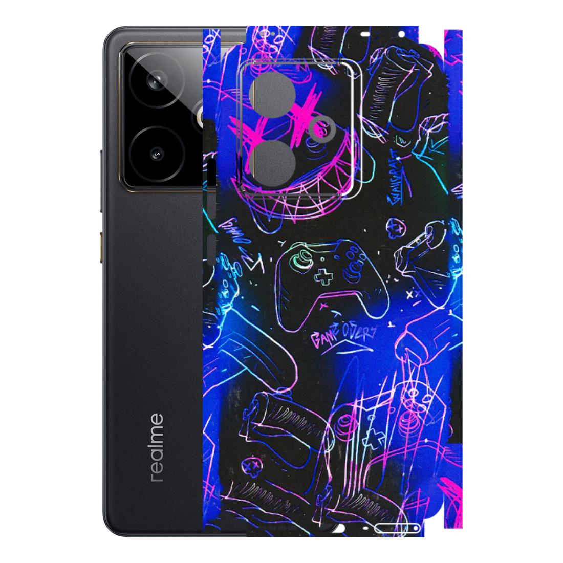 Realme Phone Skins (All Models) - Gamers Paradise - 3D Embossed Finish (L-258) Realme GT 7T 5G